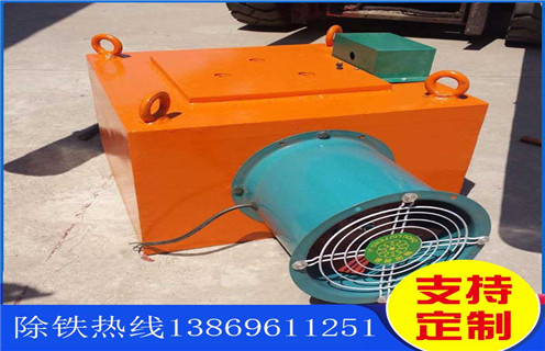 電磁除鐵器，風(fēng)冷電磁除鐵器，浙江自卸式風(fēng)冷電磁除鐵器